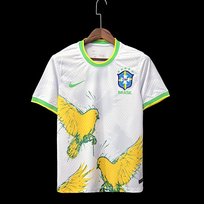 2024/2025 Brazil White Graffiti Edition Football Shirt 1:1 Thai Quality