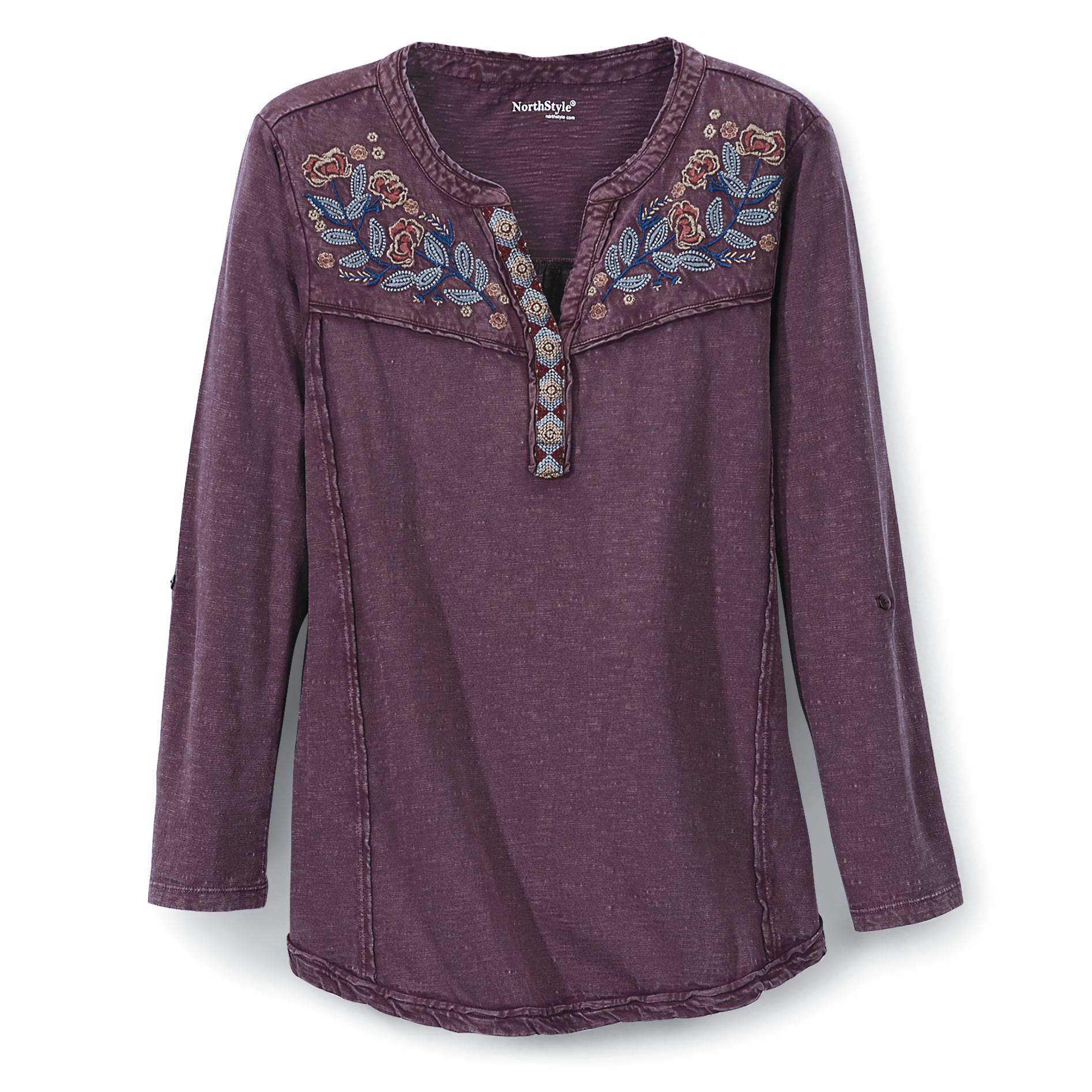 Embroidered Yoke Top - Northstyle Catalog