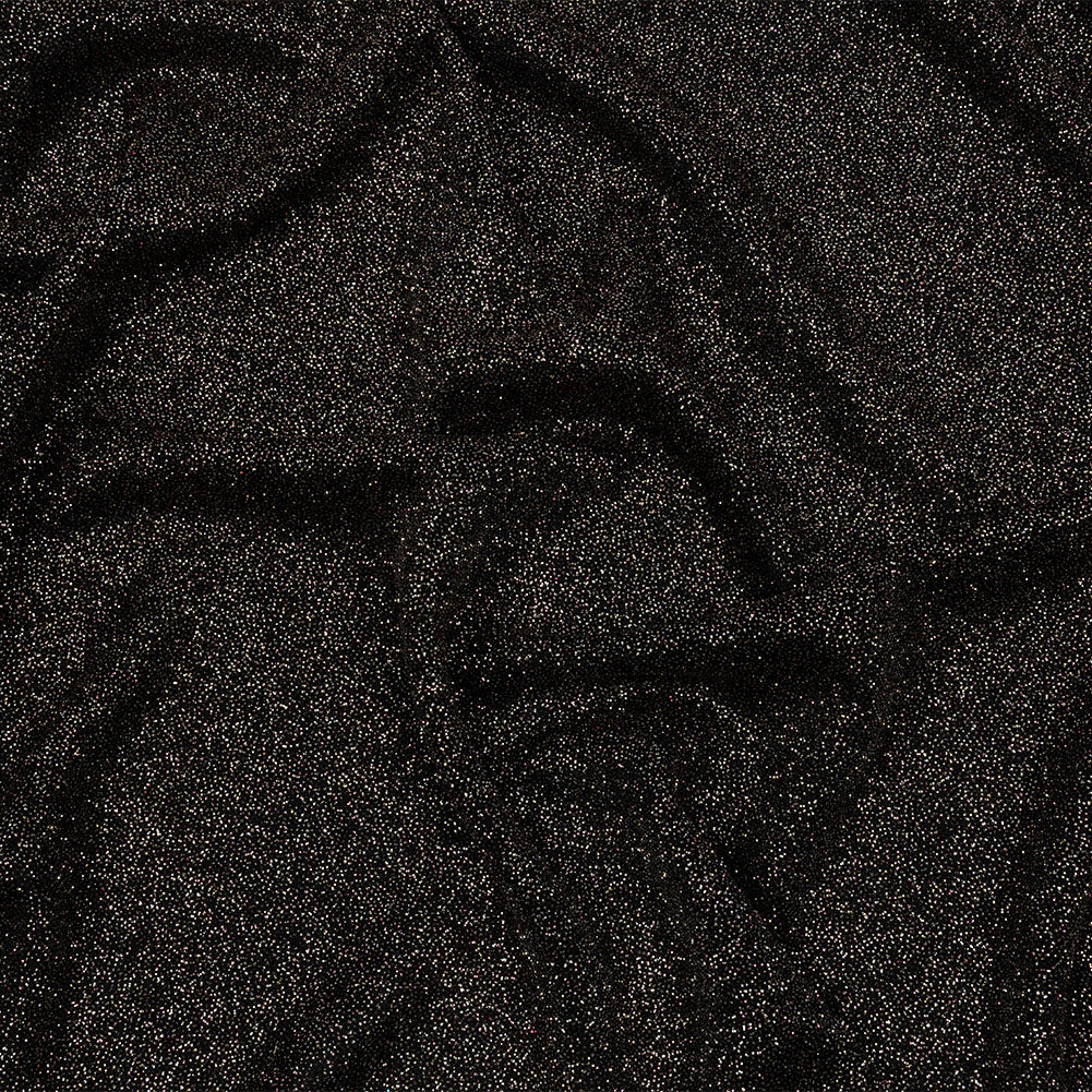 Nylon Knit with All-Over Glitter - Black - Sun Streams Collection - Joann Fabrics