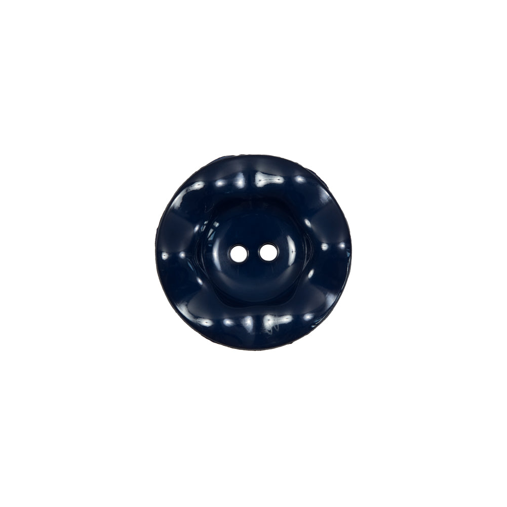 Italian Navy Wavy Plastic 2-Hole - 24L/15mm - Joann Fabrics