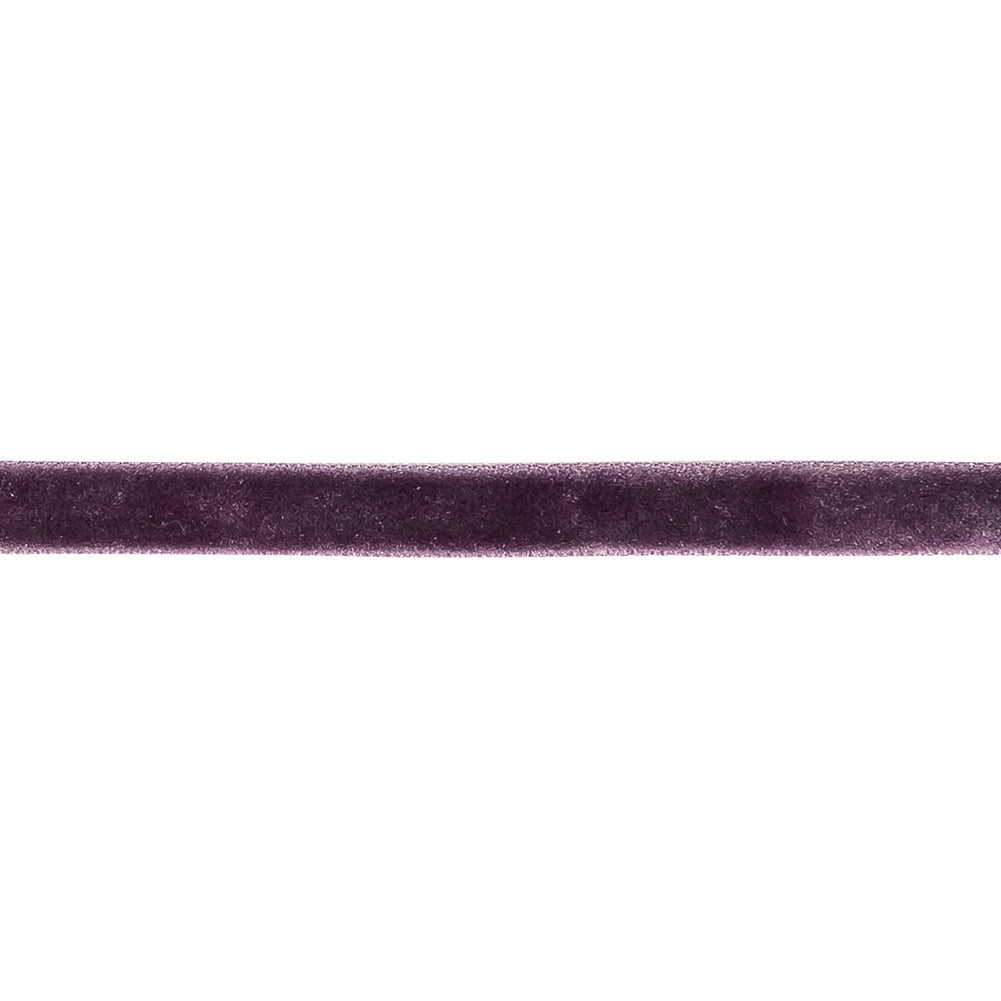 Plum Perfect Single Face Velvet Ribbon - 0.3125