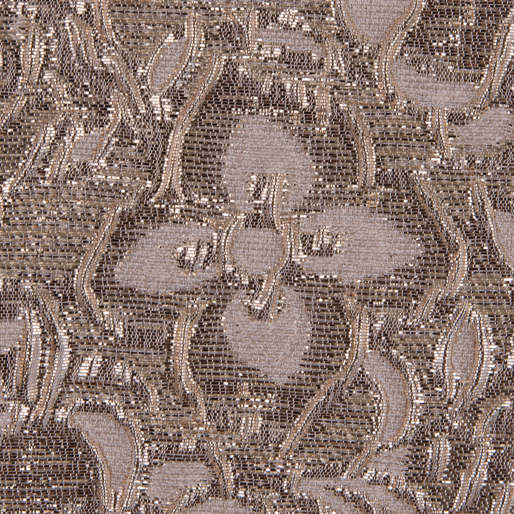 Cream/Gold Metallic Floral Brocade - Joann Fabrics