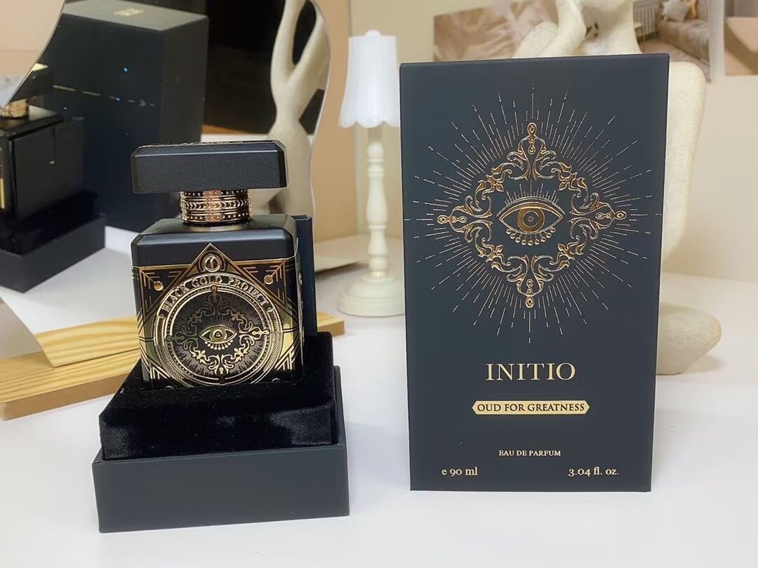 Initio Oud for Greatness EDP 90ml - Classic Black Gold Series, Ultimate Agarwood Fragrance