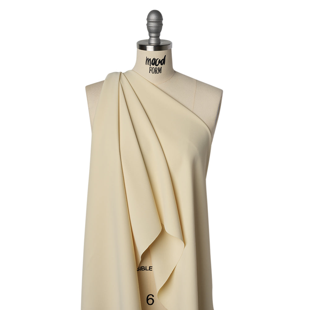 Soft Lightweight Polyester Gabardine - Pale Yellow - Stefanie Collection - Joann Fabrics