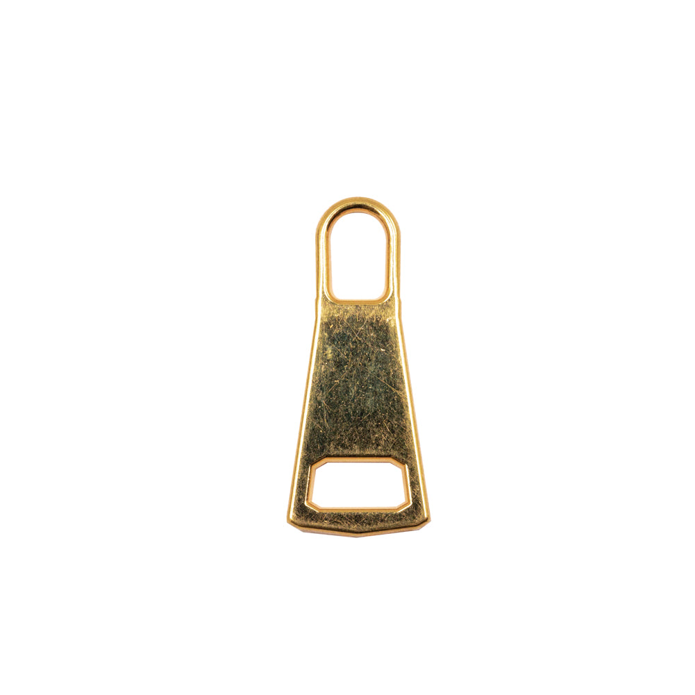 Mood Exclusive Italian Small Gold Flat Trapezium Metal Zipper Pull - Joann Fabrics