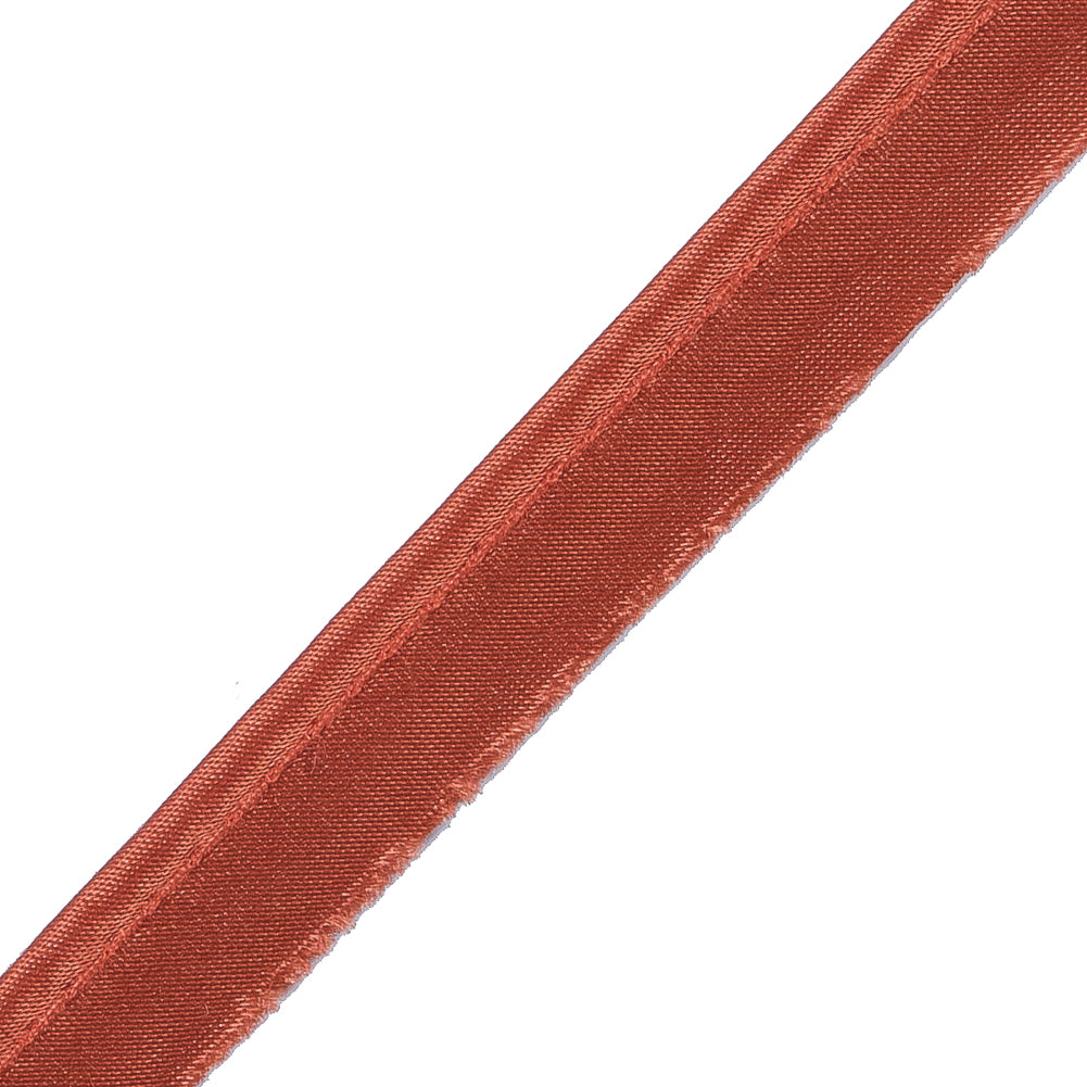 Orange Satin Cord Trim with Lip - 0.5