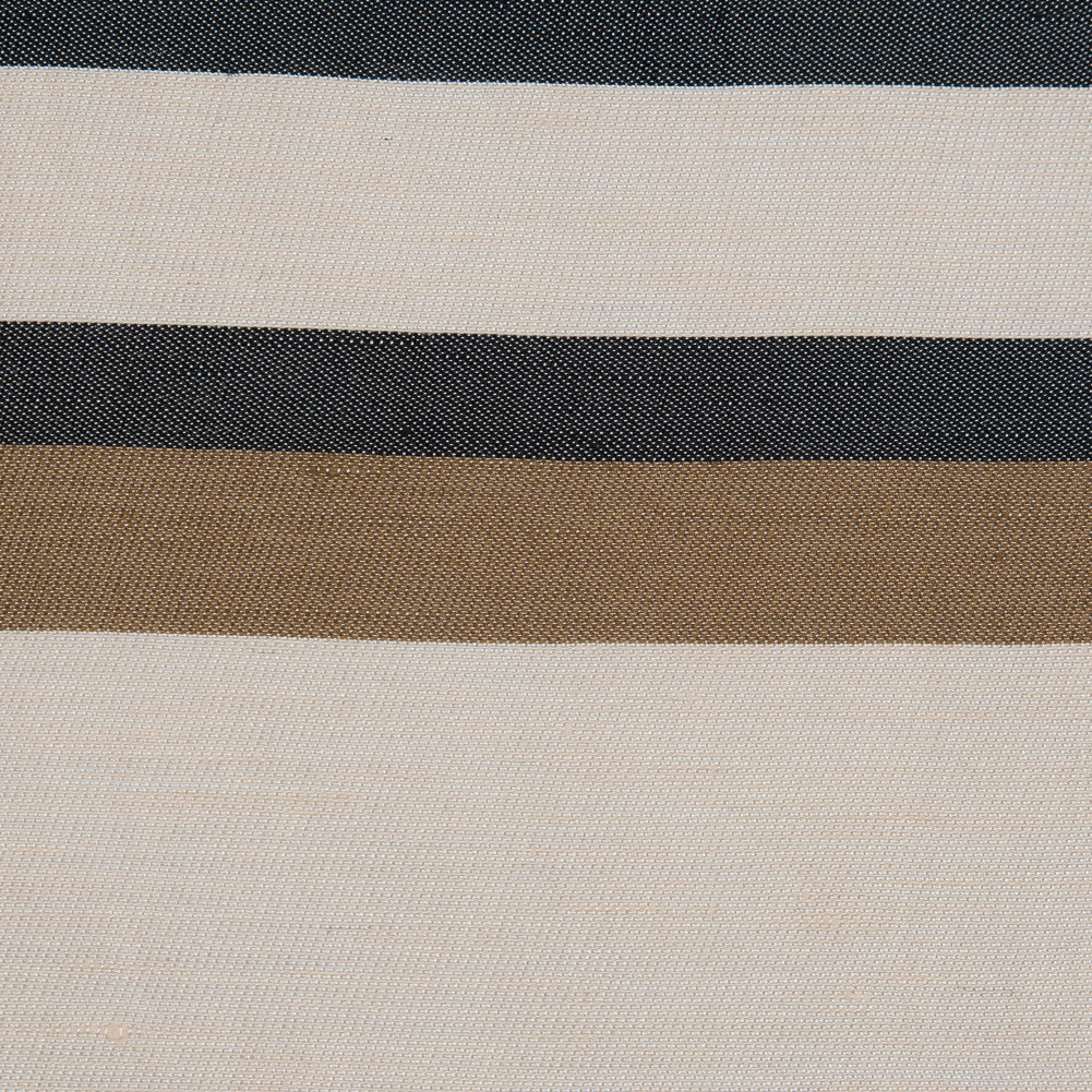 Spiced Latte Barcode Striped Rayon Shantung - Joann Fabrics