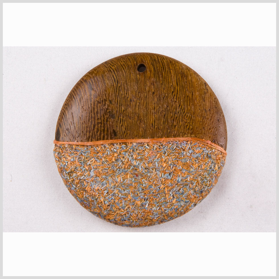 Dark Wood/Orange/Blue Wood Pendant - Joann Fabrics