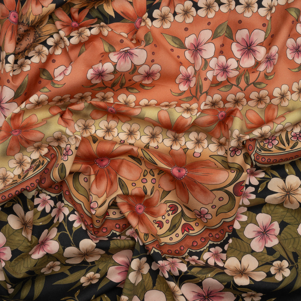 Mood Exclusive Magnifique Marguerite Stretch Cotton Poplin Panel - Joann Fabrics