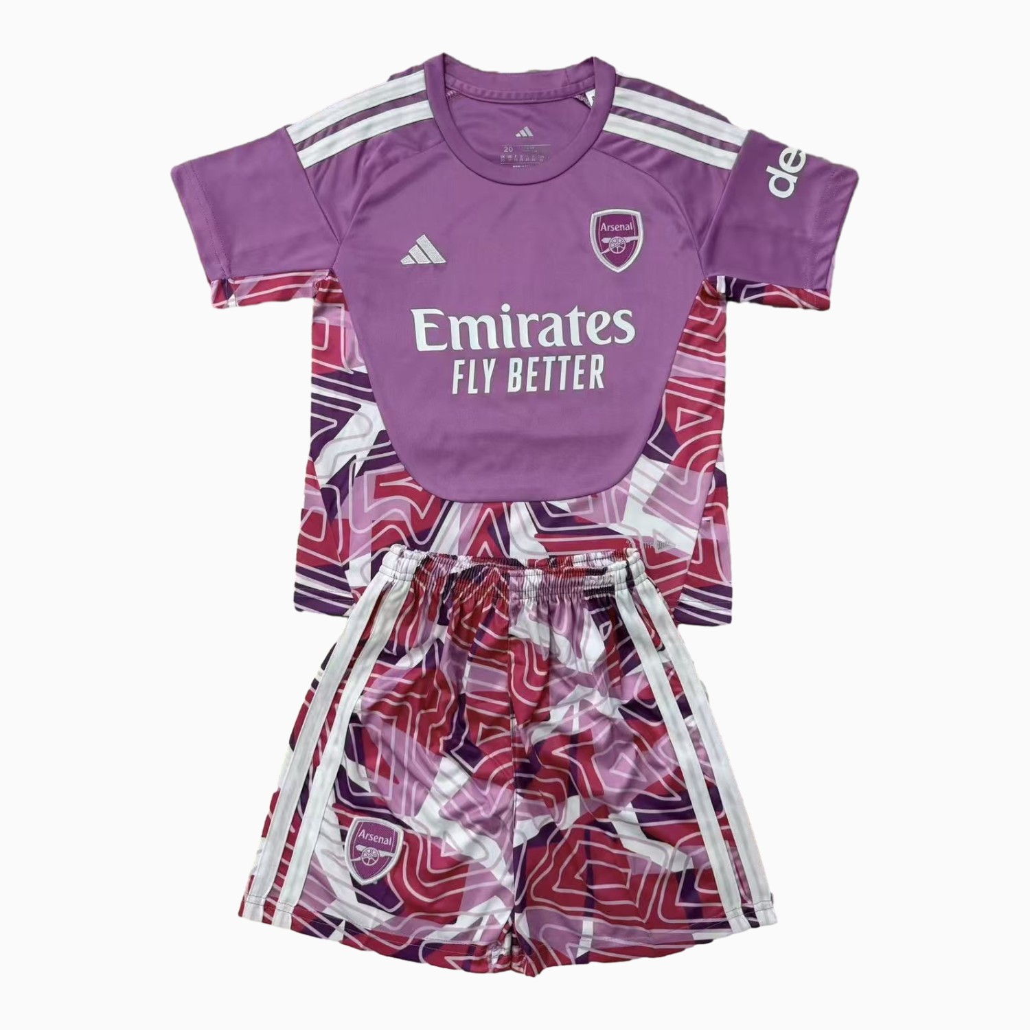 Arsenal 26-27 Pink Goalkeeper Men's Adult Jersey Set - Fans Version - UnitedFutballJersey