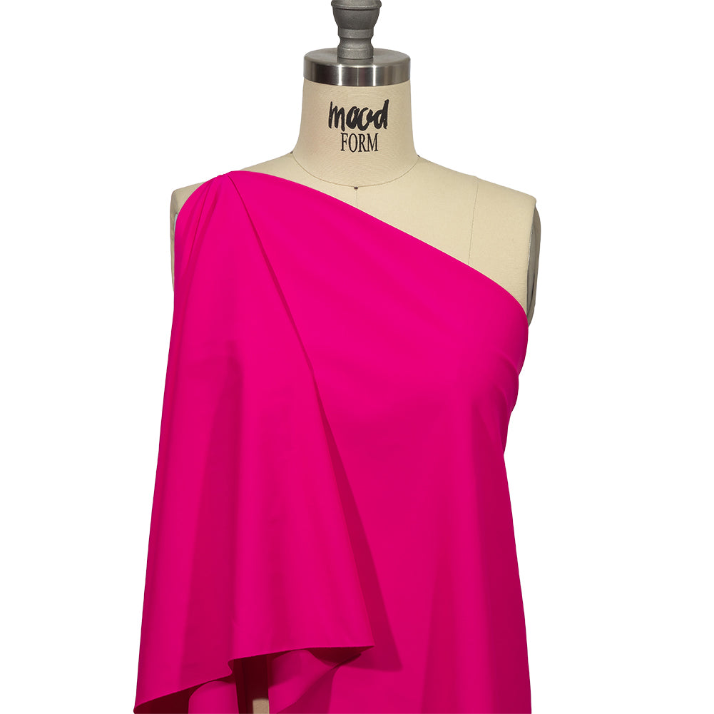 Recycled Swimwear Tricot, UV Protective - Neon Pink - Santorini Plus Collection - Joann Fabrics
