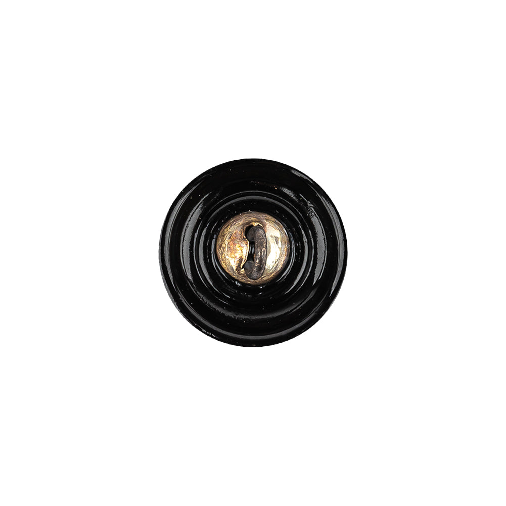 Vintage Dk Montana Floral Shank Back Glass Button - 22L/14mm - Joann Fabrics