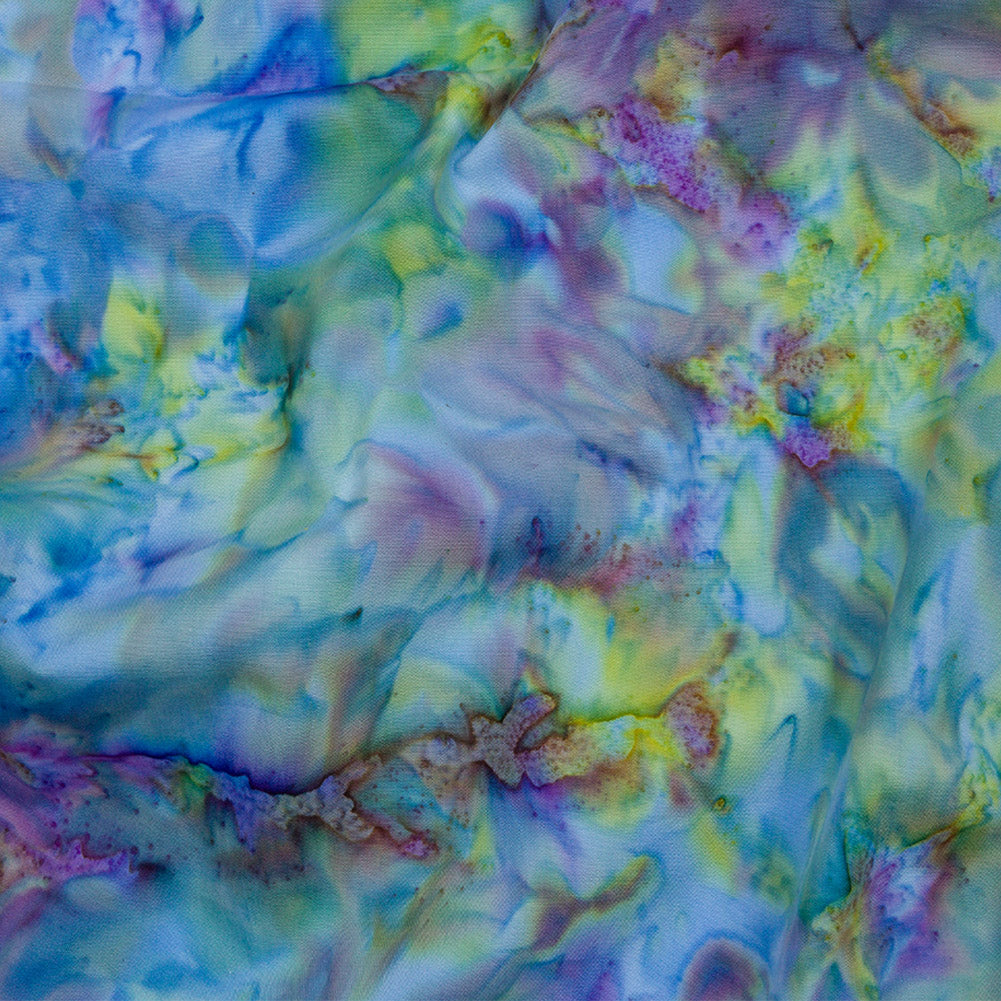 Island Batiks Foundation Basics Peacock Abstract Quilting Cotton - Joann Fabrics