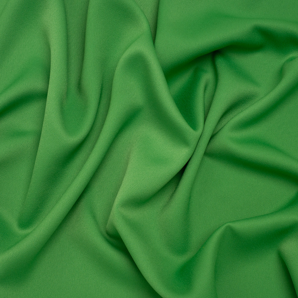 Satin Faced Polyester Crepe by Trina Turk - Mojito Green - Designer Deadstock - Joann Fabrics