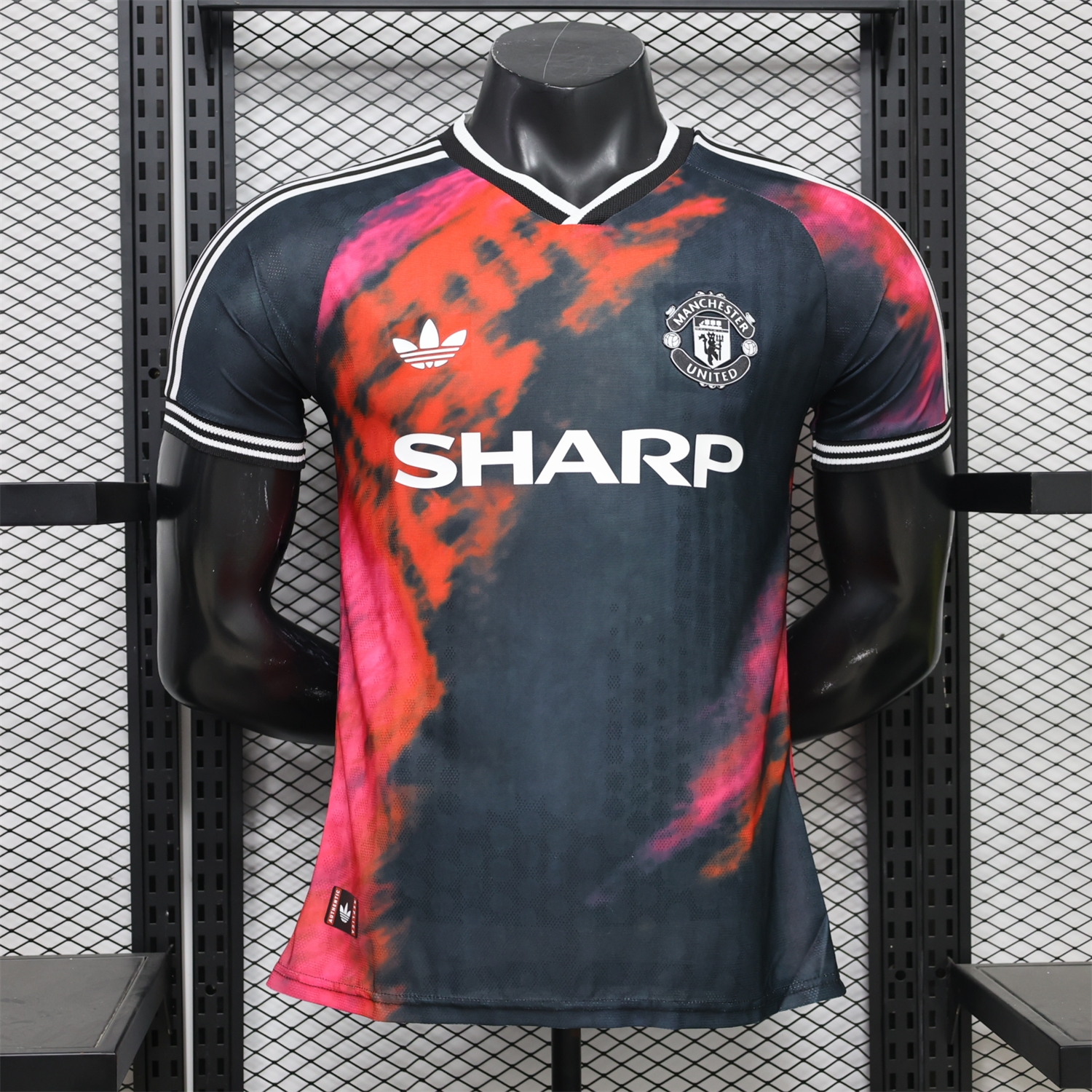 Manchester United 26-27 Retro Casual Style Black Pink Orange Special Jersey - Player Version - UnitedFutballJersey
