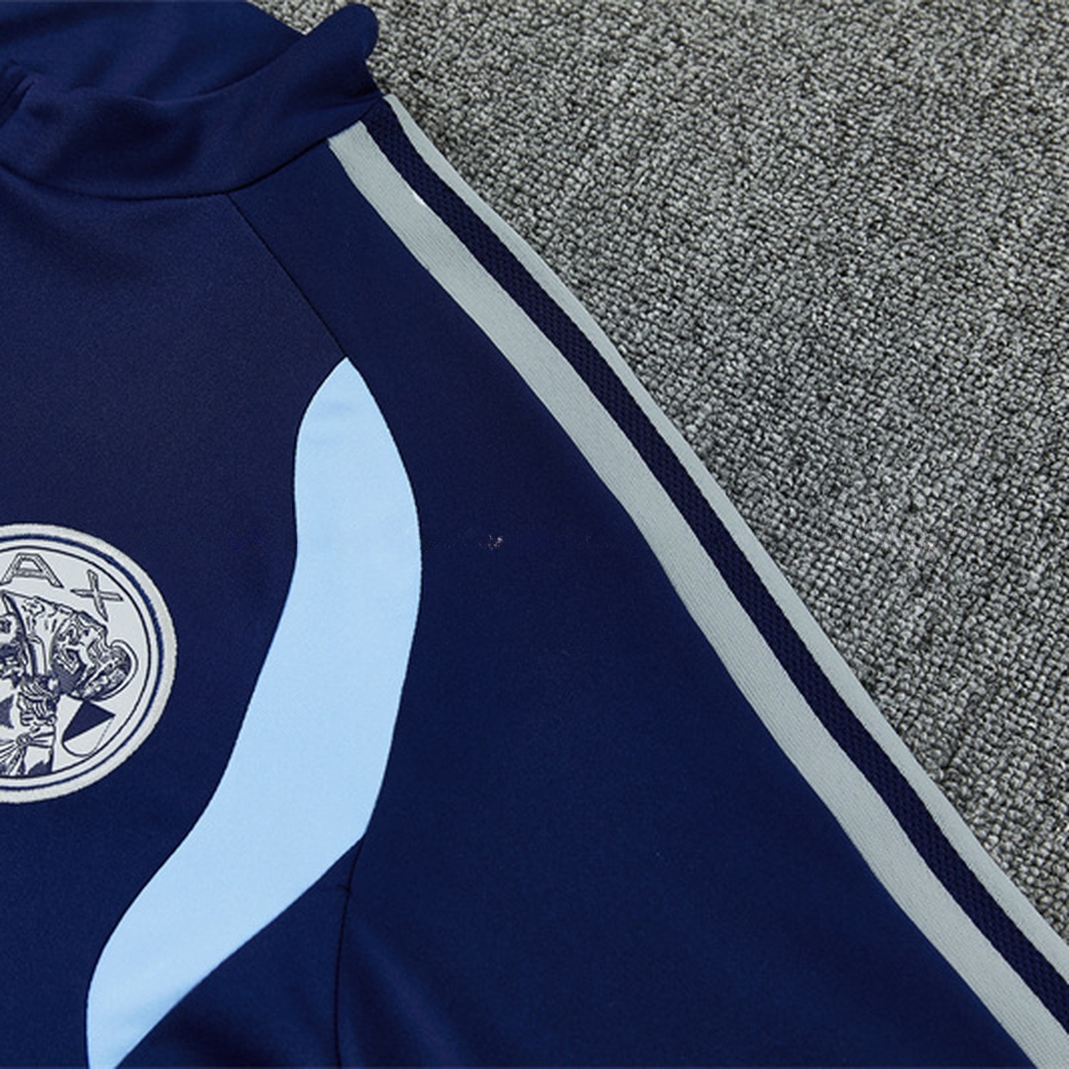 Ajax 26-27 Kids Long Sleeve Training Set - Deep Blue Top & Deep Blue Pants - UnitedFutballJersey