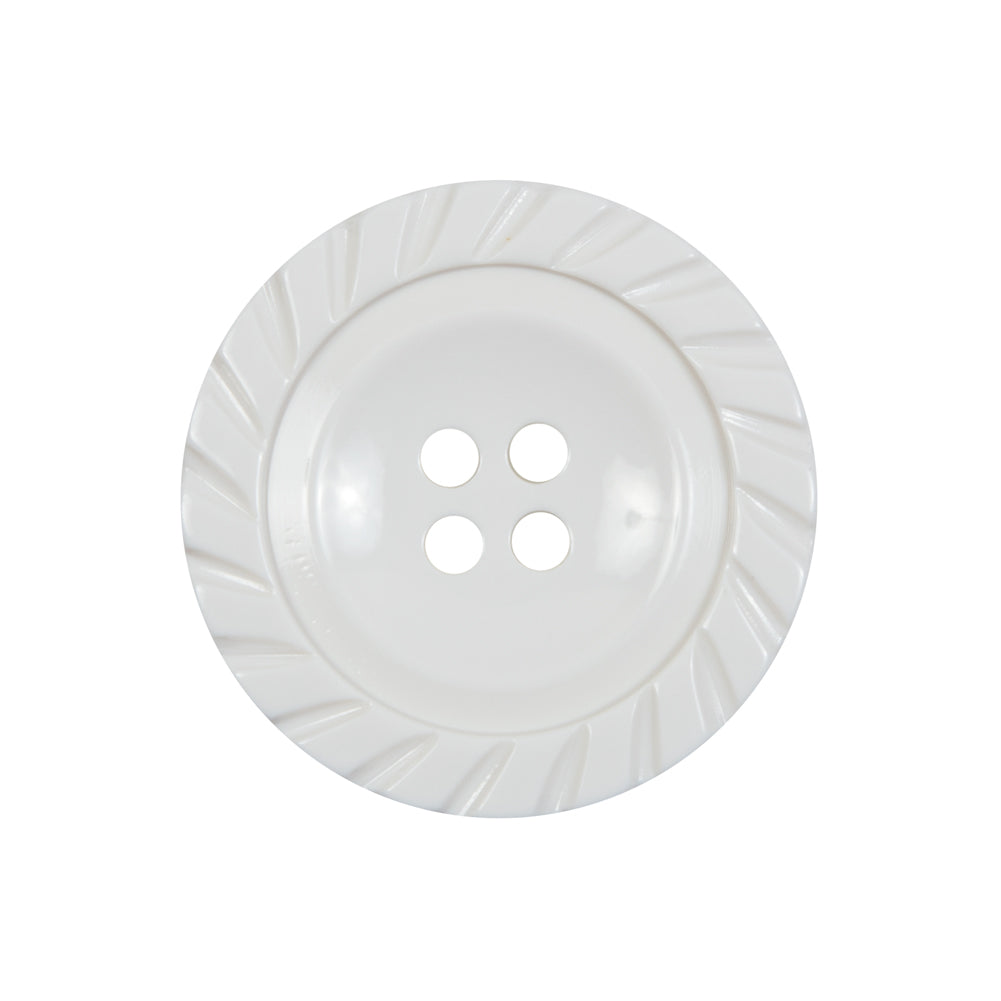 White Plastic 4-Hole Button - 40L/25.5mm - Joann Fabrics