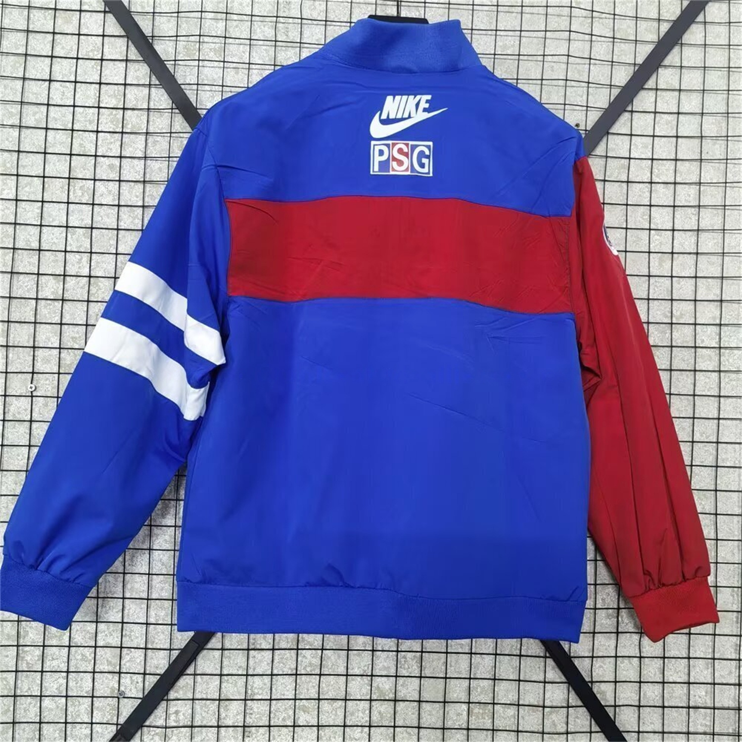 Retro Paris Saint-Germain PSG 1996-97 Red Blue Windbreaker Jacket - UnitedFutballJersey