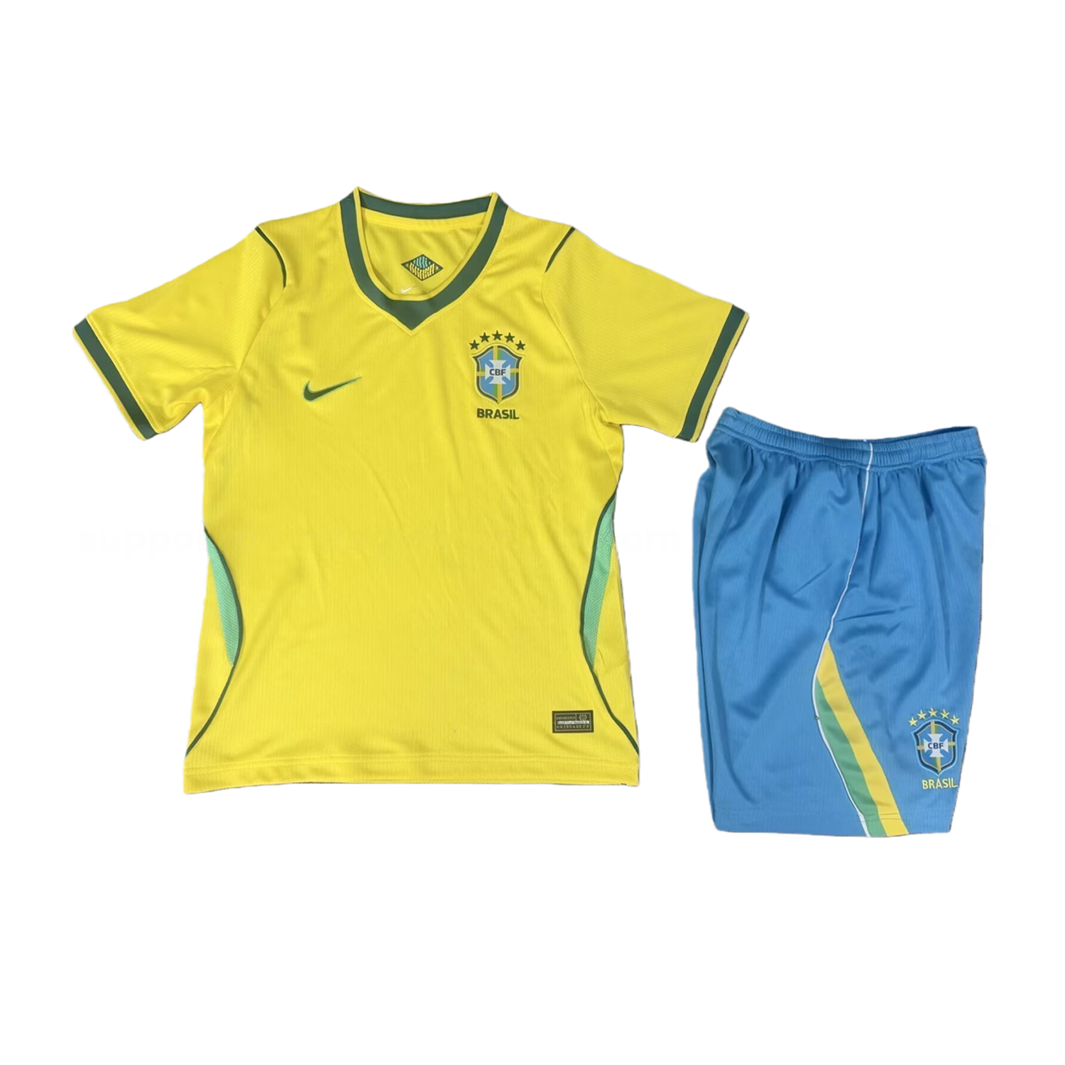 Brazil 2026 Home Kids Kit - UnitedFutballJersey
