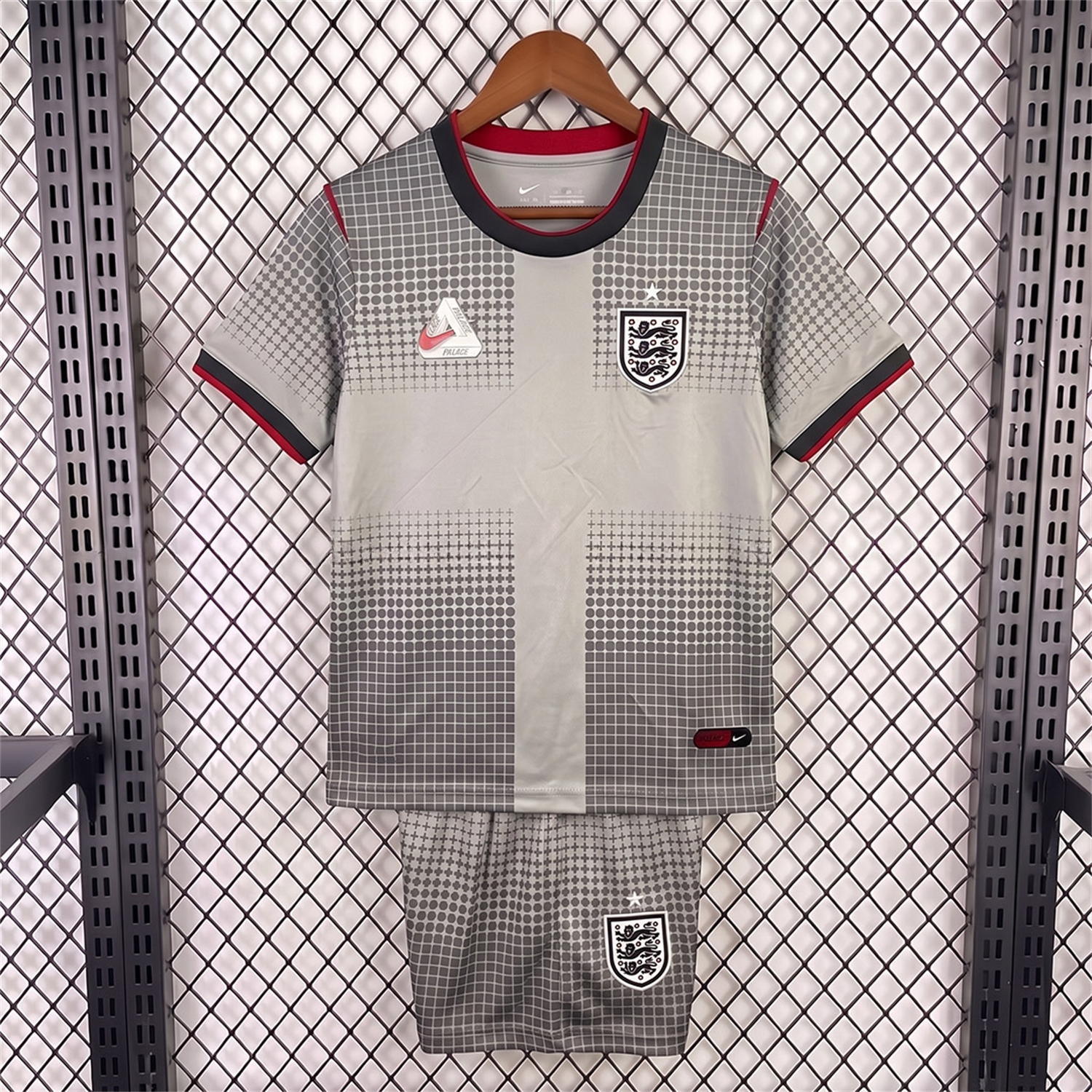 England 2026 Grey Pre-Match Kids Kit - UnitedFutballJersey