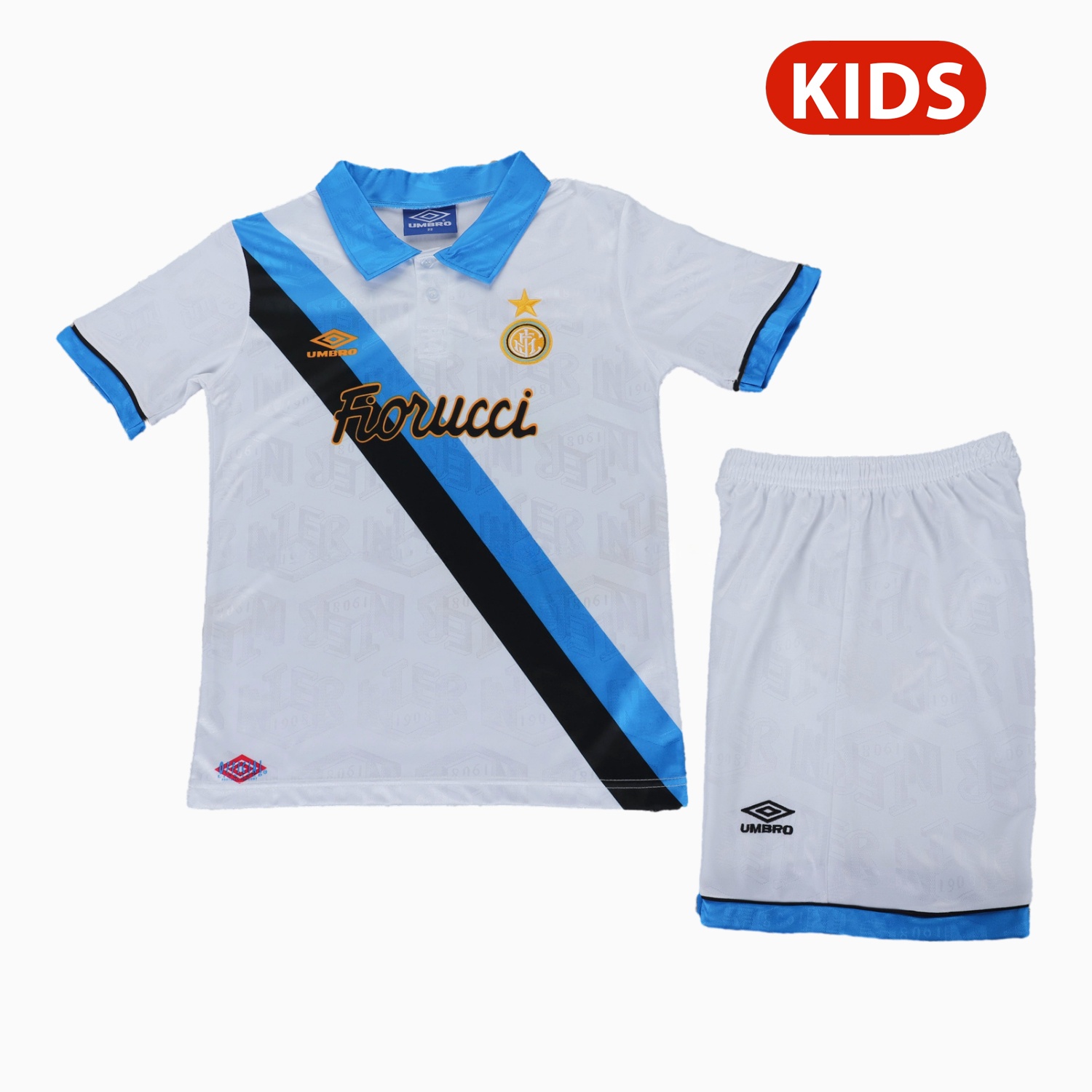 Retro Inter Milan 1994-95 Away Kids Kit - UnitedFutballJersey
