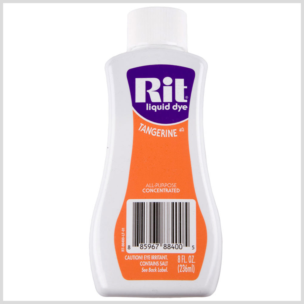 Rit All-Purpose Liquid Fabric Dye - Tangerine - 8oz Bottle - Joann Fabrics