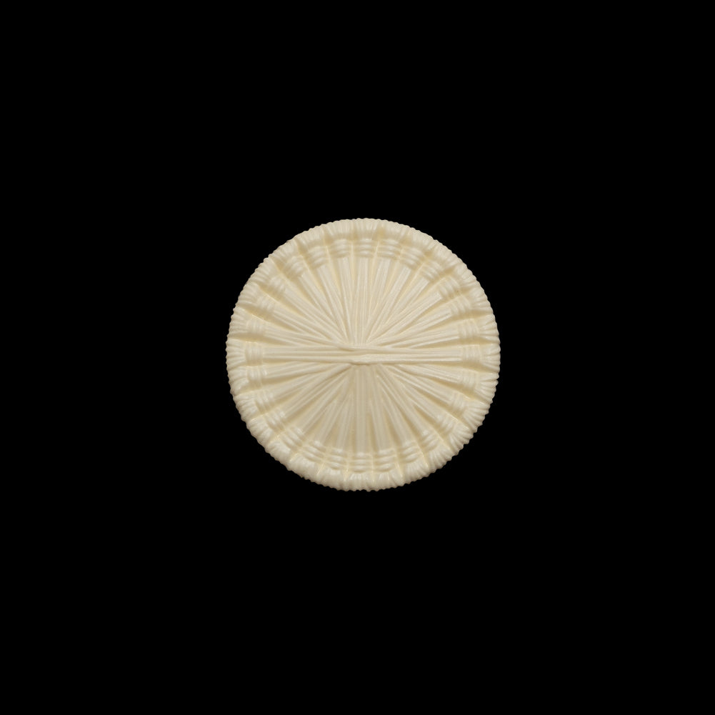 Plastic Shank Back Button - 24L/15mm - Ivory Radiating Sticks - Joann Fabrics