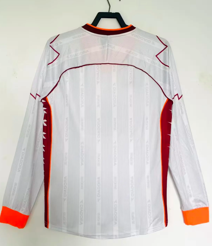 1998-1999 Retro Long Sleeve Roma Away  Soccer Jersey 1:1 Thai Quality