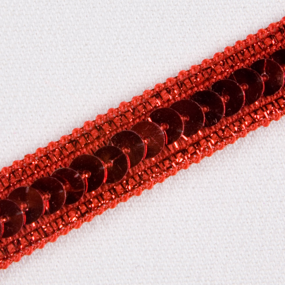 Hologram Red Fancy Sequin Trim - Joann Fabrics