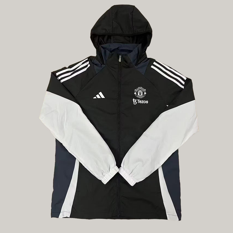 2025 Manchester United Windbreaker black 1:1 Thai Quality
