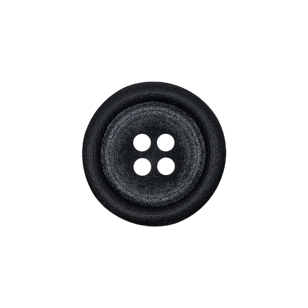Raven Black 4-Hole Textured Tire Rim Button - 32L/20mm - Joann Fabrics