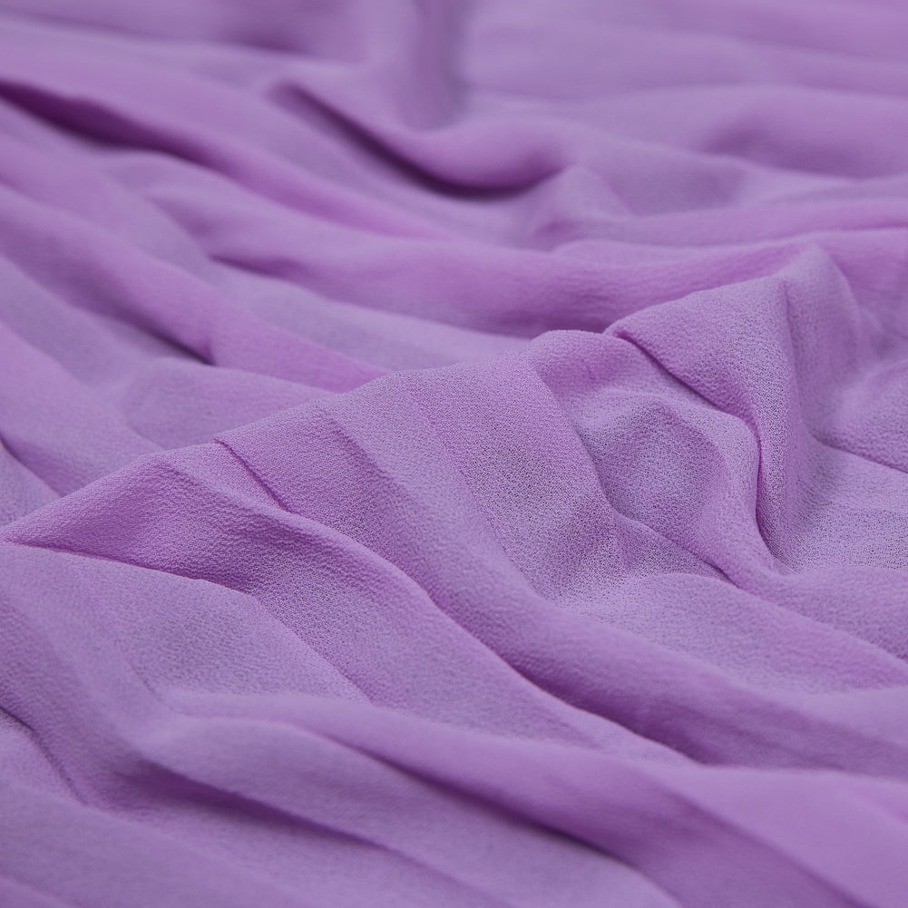 Accordion Pleated Chiffon - Easter Egg Purple - Etereo Collection - Joann Fabrics