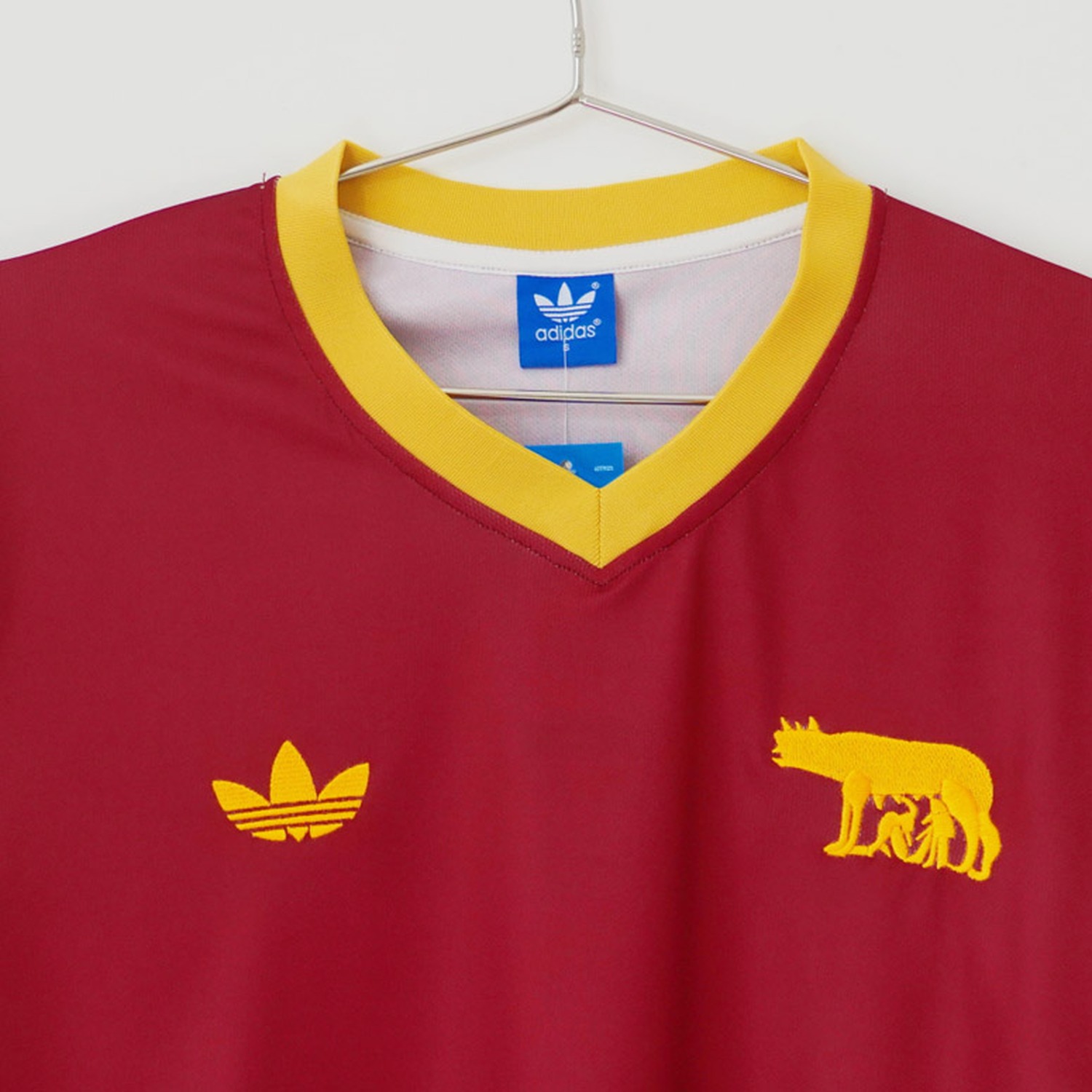 AS Roma 26-27 Centenary Retro Style Long Sleeves Jersey - UnitedFutballJersey