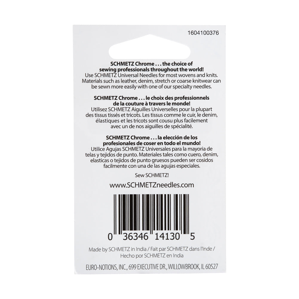 Schmetz Chrome Universal Machine Needles - 100/16 - 10 ct - Joann Fabrics