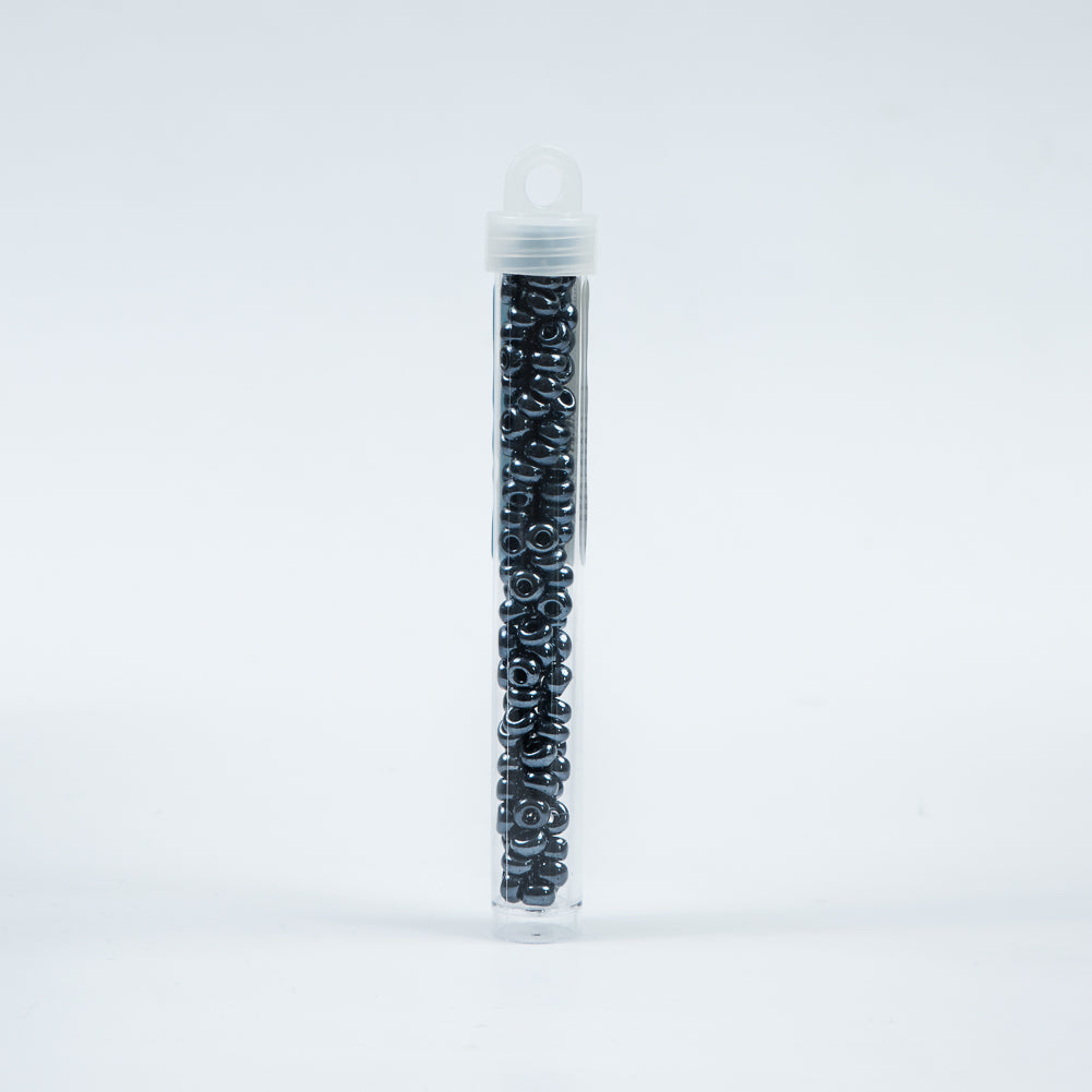 Metallic Gunmetal Czech Seed Beads - Size 2 - Joann Fabrics