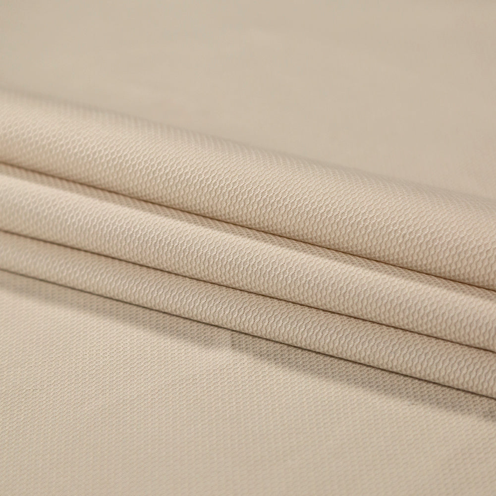 Birdseye Organic Cotton Pique - Beige - Otranto Collection - Joann Fabrics