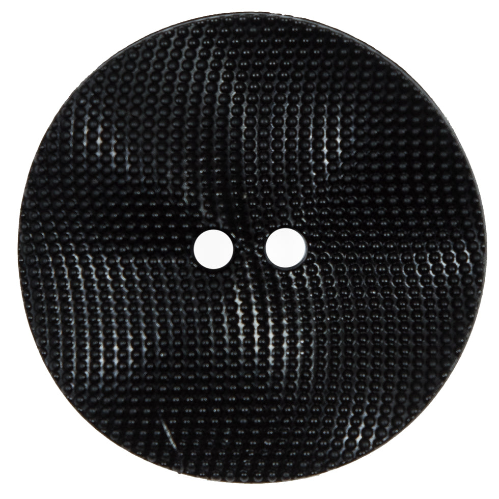Italian Black Textured Wave Button - 64L/40.5mm - Joann Fabrics