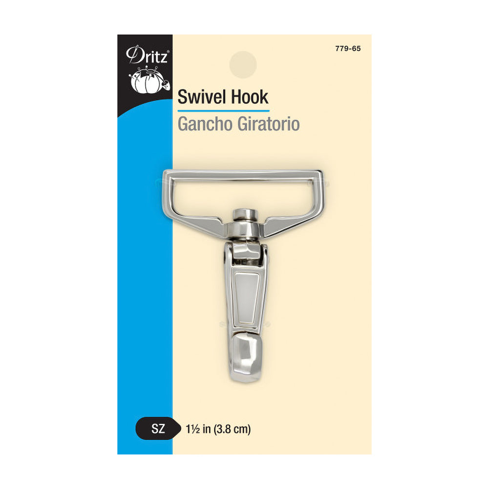 Dritz Swivel Hook - Nickel - 1.5