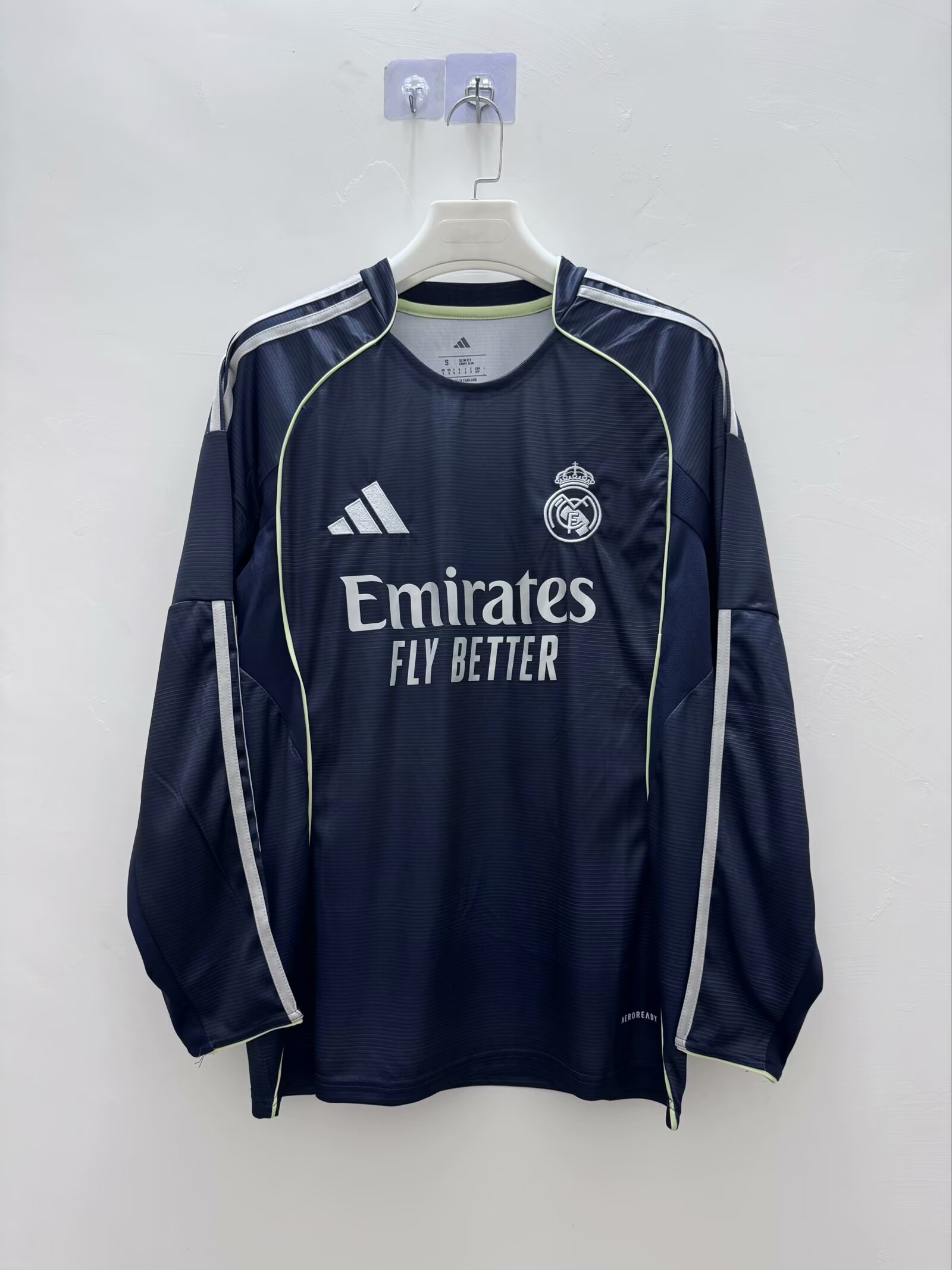 2025/2026 Long Sleeves Real Madrid Away Football Jersey 1:1 Thai Quality