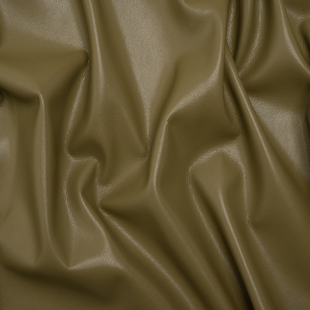 Buttery Faux Leather with Brushed Suede-like Backing - Olive - Veronica Collection - Joann Fabrics