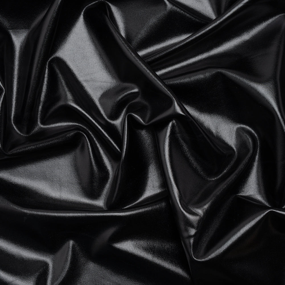 Yaya Han Metallic Foiled Stretch Spandex Polyester Jersey - Black - Cosplay Collection - Joann Fabrics