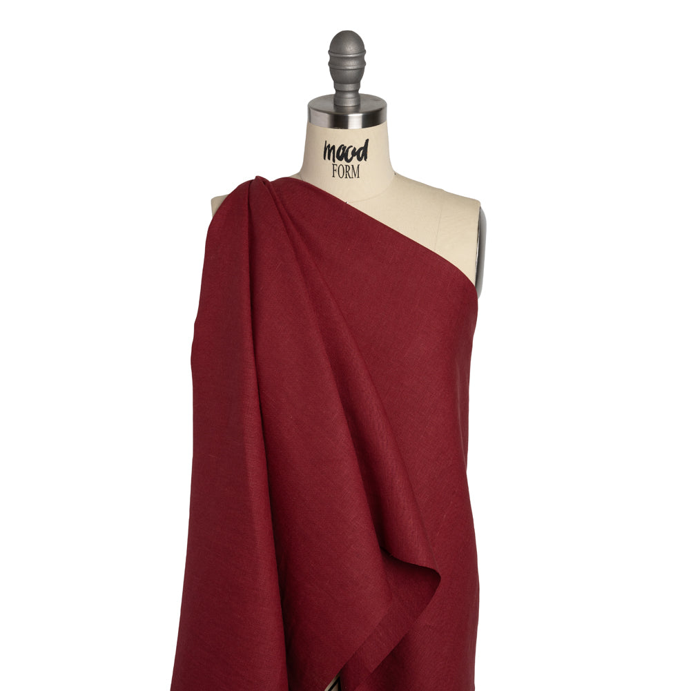 Medium Weight Linen Woven - Wine - Grasmere Collection - Joann Fabrics