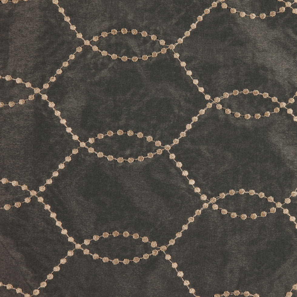 Antique Gold Polka Dots Sheer - Joann Fabrics