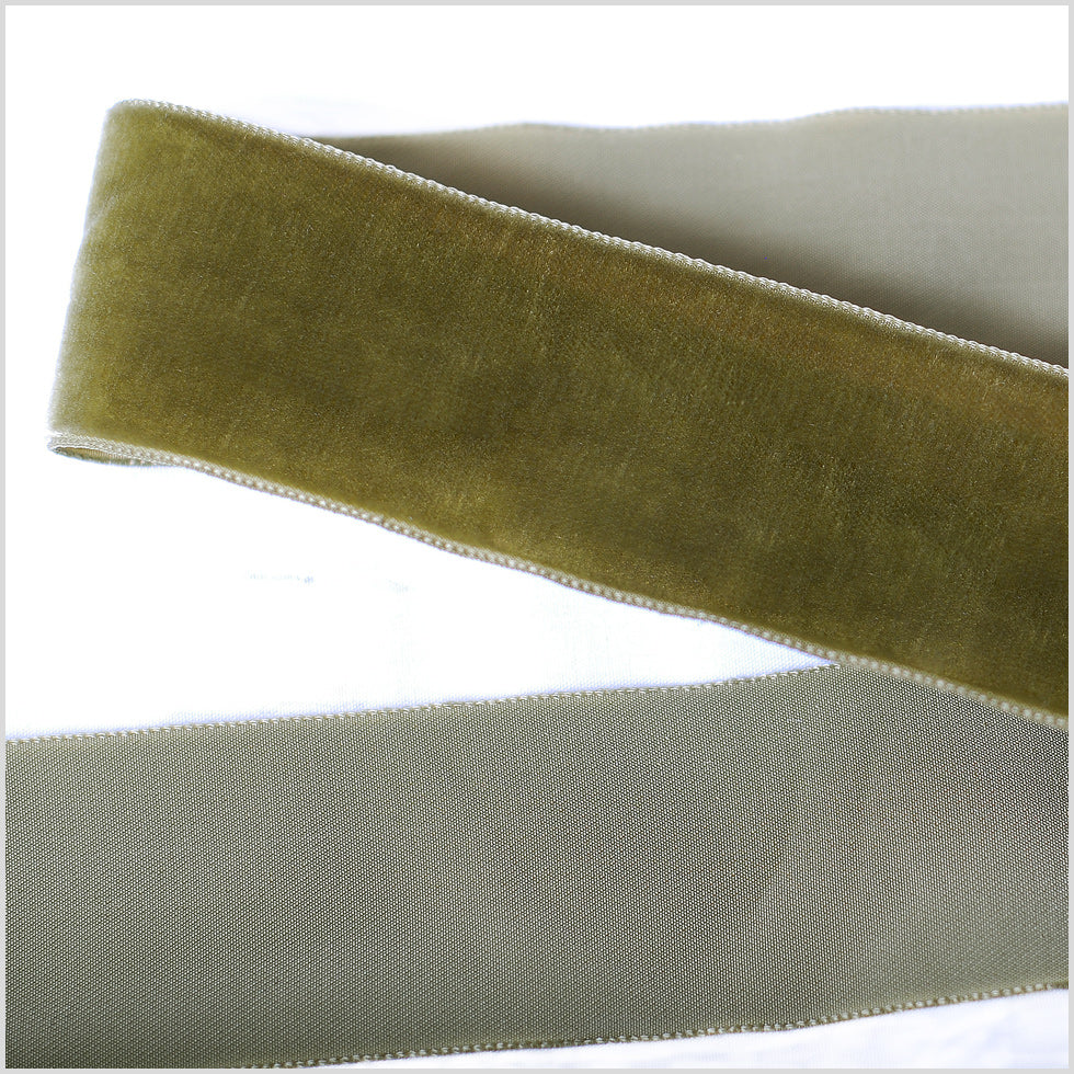 Single Faced Velvet Ribbon Made in Italy - 1.5
