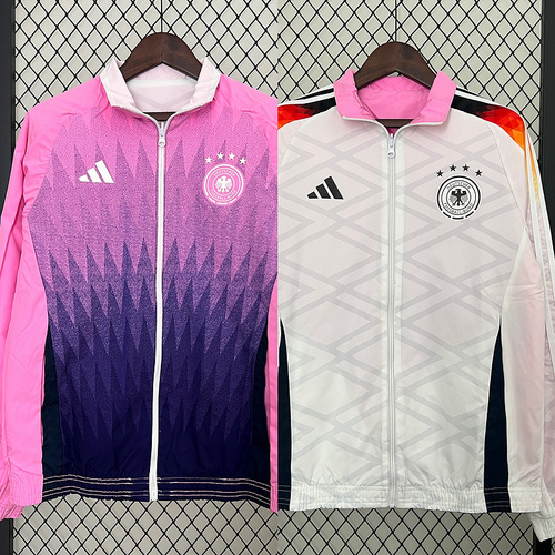 2024 Germany Reversible Windbreaker Soccer Jersey 1:1 Thai Quality