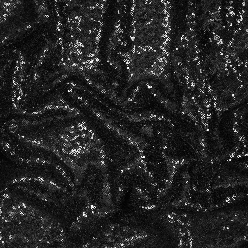 Mesh with Baby Sequins - Black - Mariah Collection - Joann Fabrics