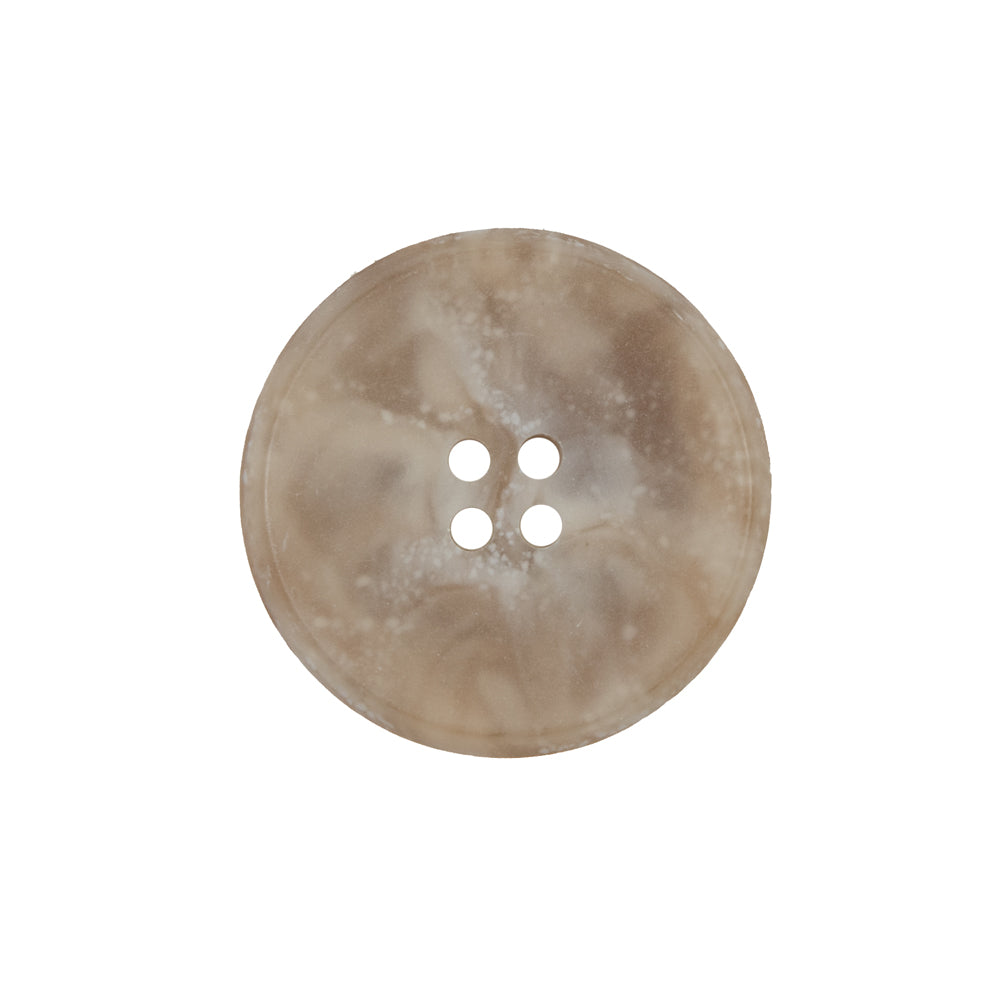 Beige Marbled Plastic 4-Hole Button - 36L/23mm - Joann Fabrics