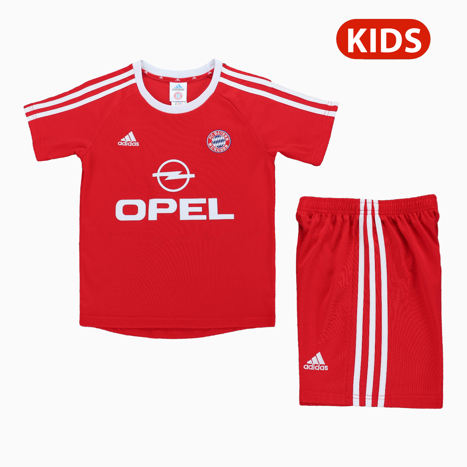 Retro Bayern Munich 2001-02 Home Kids Kit - UnitedFutballJersey