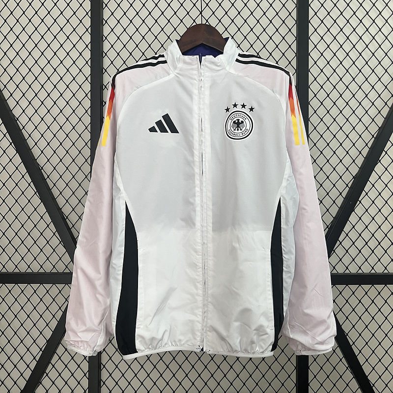 2024 Germany Reversible Windbreaker (red-white)Soccer Jersey 1:1 Thai Quality