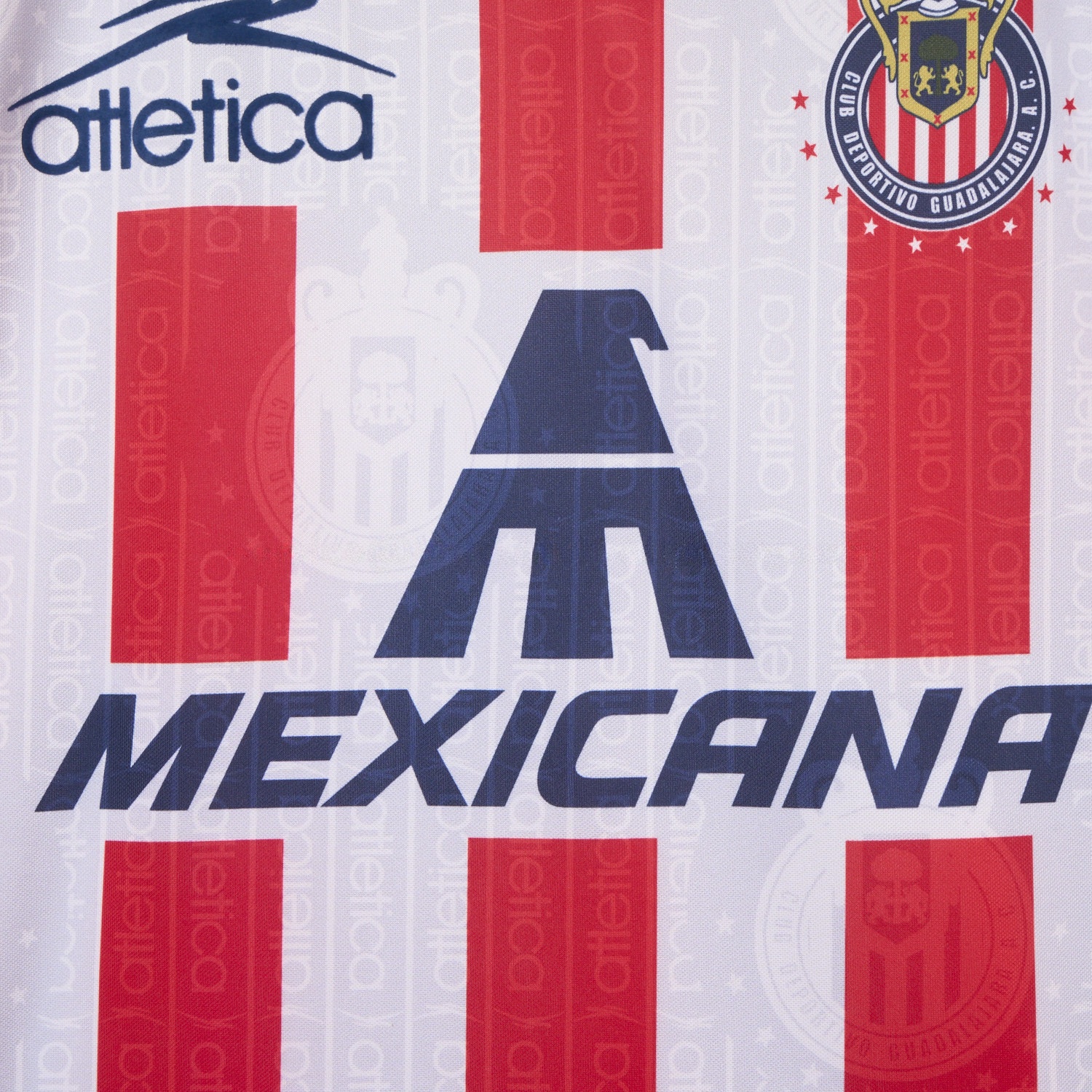 Retro Chivas de Guadalajara 1997-98 Home 2 Long Sleeves Jersey - UnitedFutballJersey